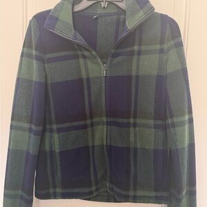 Uniqlo Green and Navy Jacket